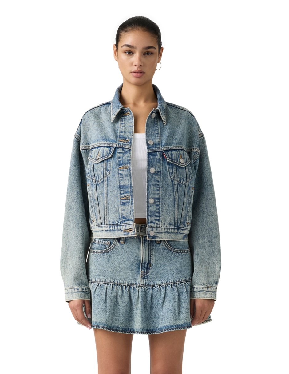 Chamarra denim para mujer