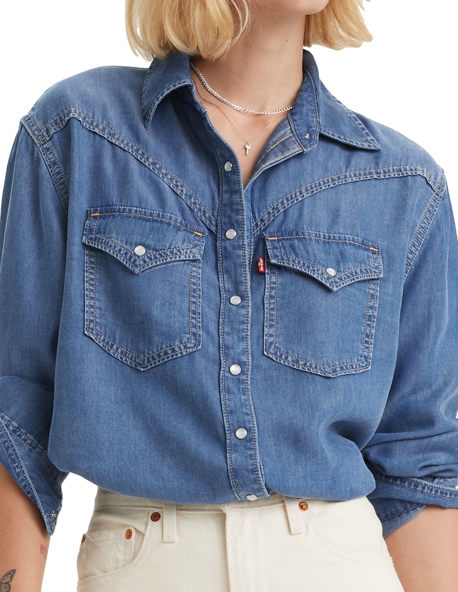 Blusa manga larga para mujer 2