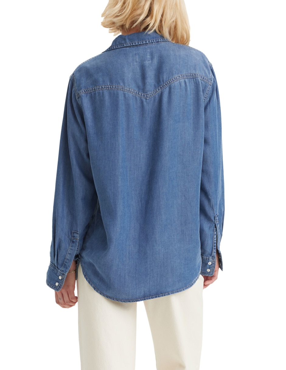 Blusa manga larga para mujer 3