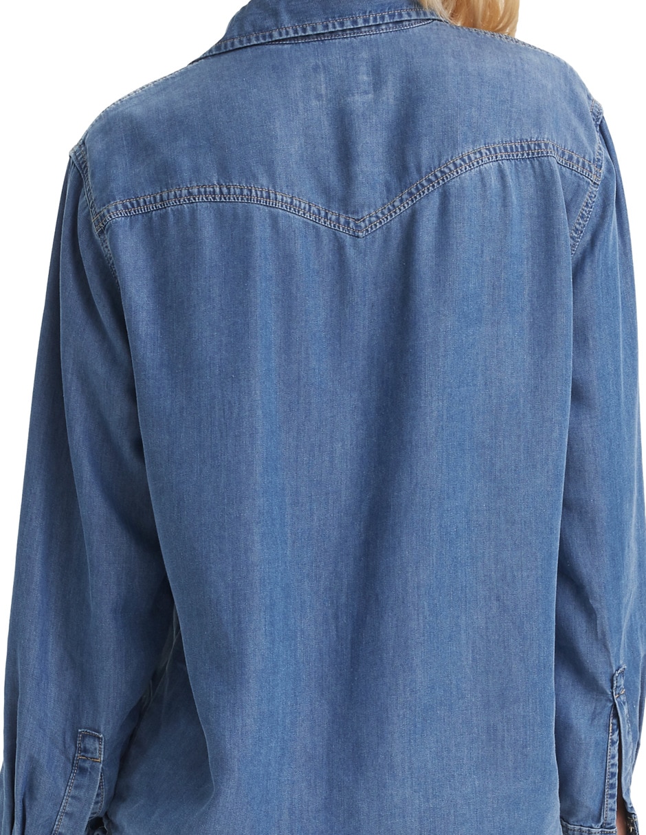 Blusa manga larga para mujer 4