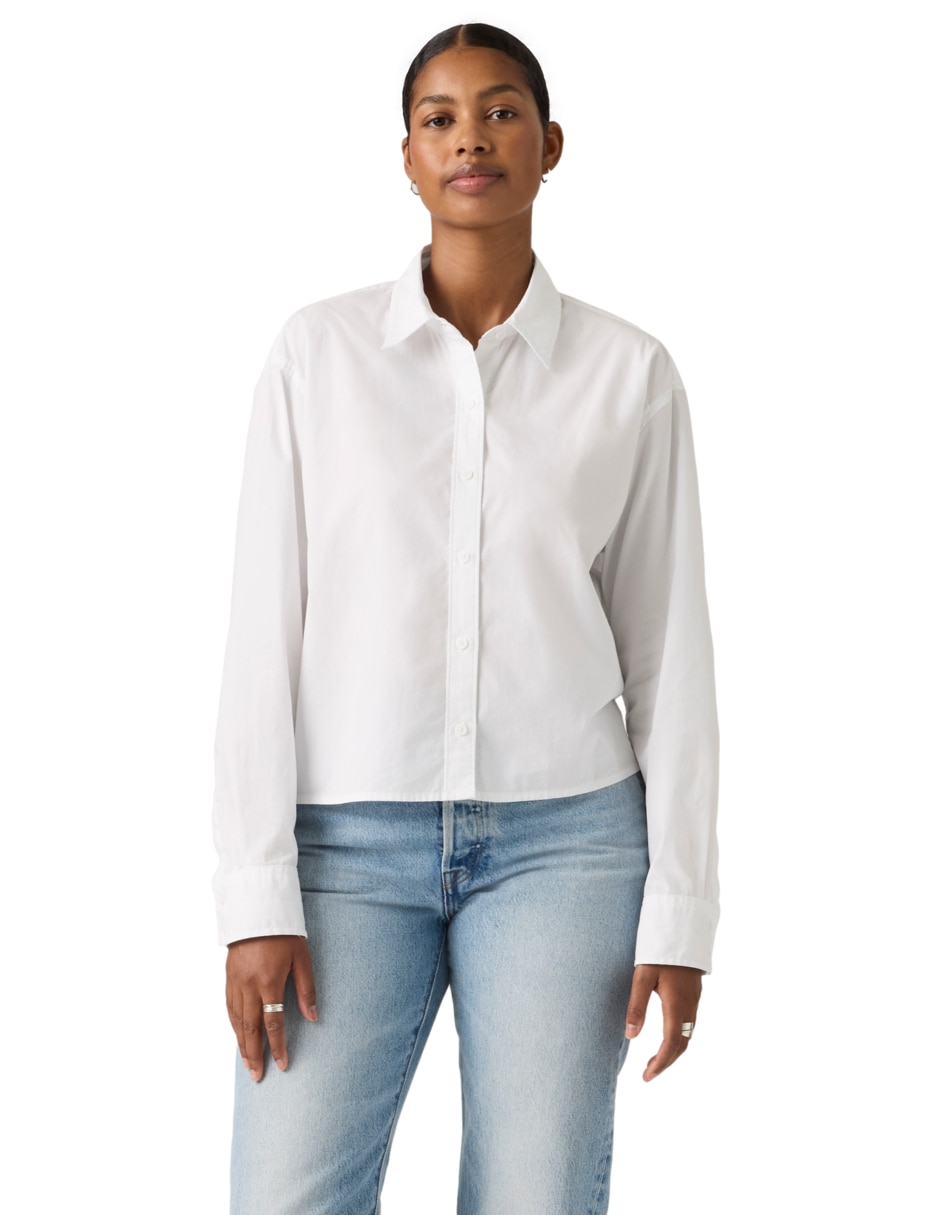 Blusa manga larga para mujer