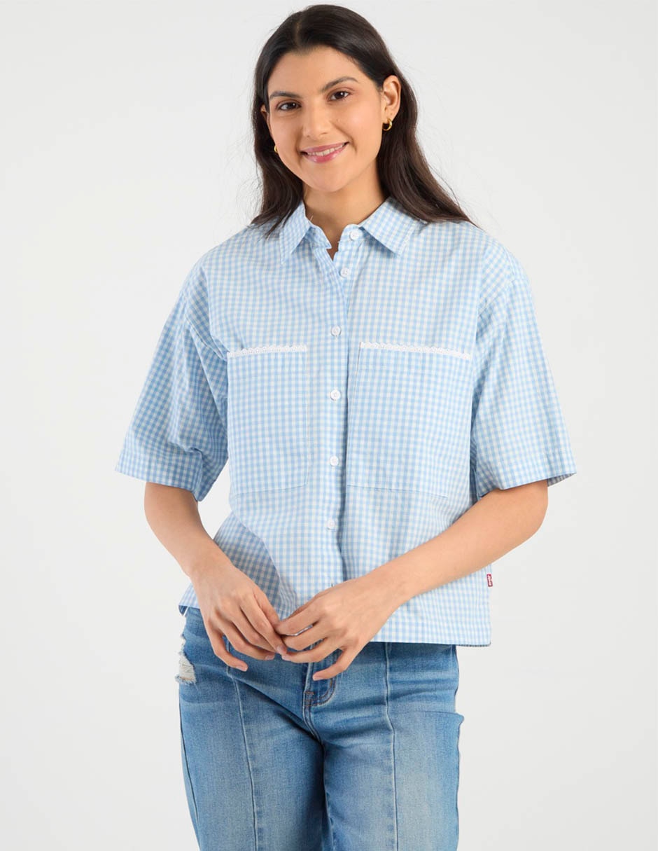 Blusa manga corta para mujer 2