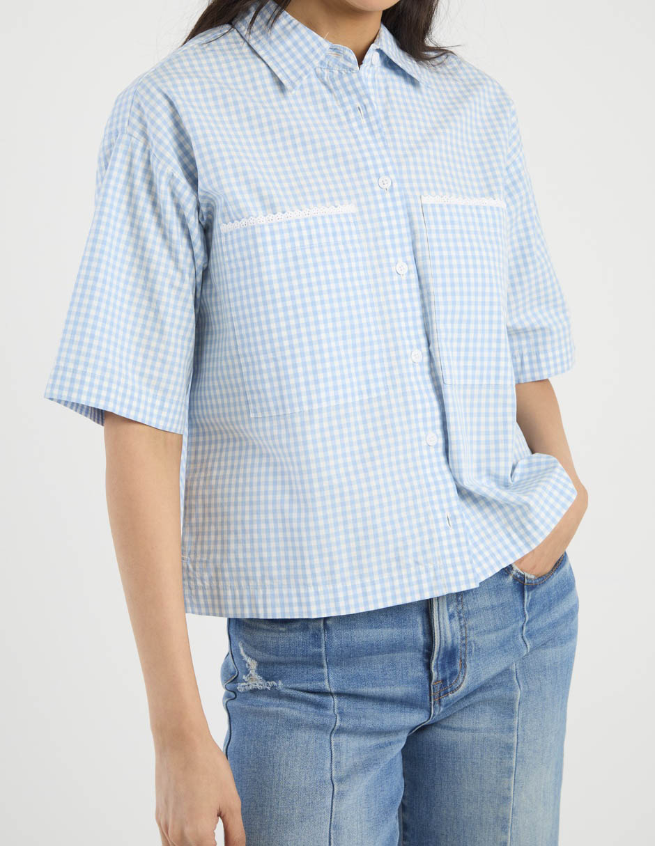 Blusa manga corta para mujer 5