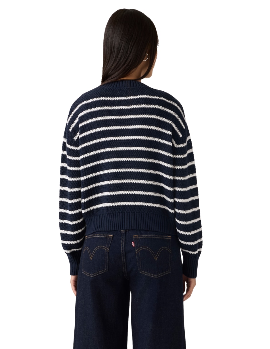 Suéter cuello V para mujer 2