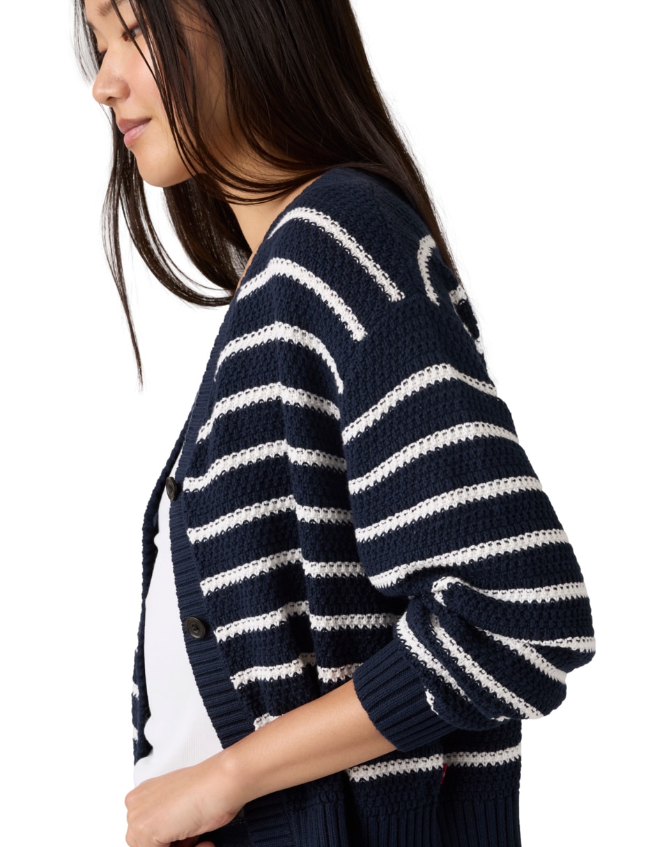 Suéter cuello V para mujer 4