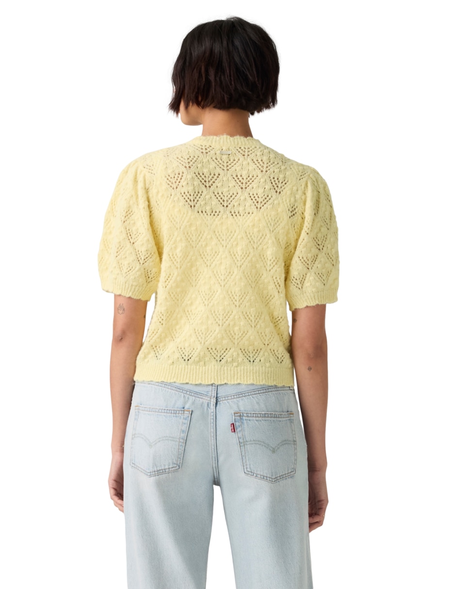 Suéter cuello redondo para mujer 2