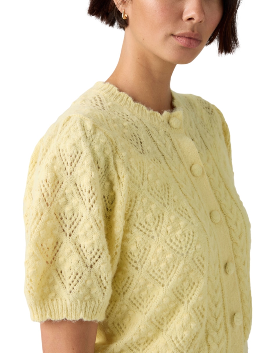 Suéter cuello redondo para mujer 4