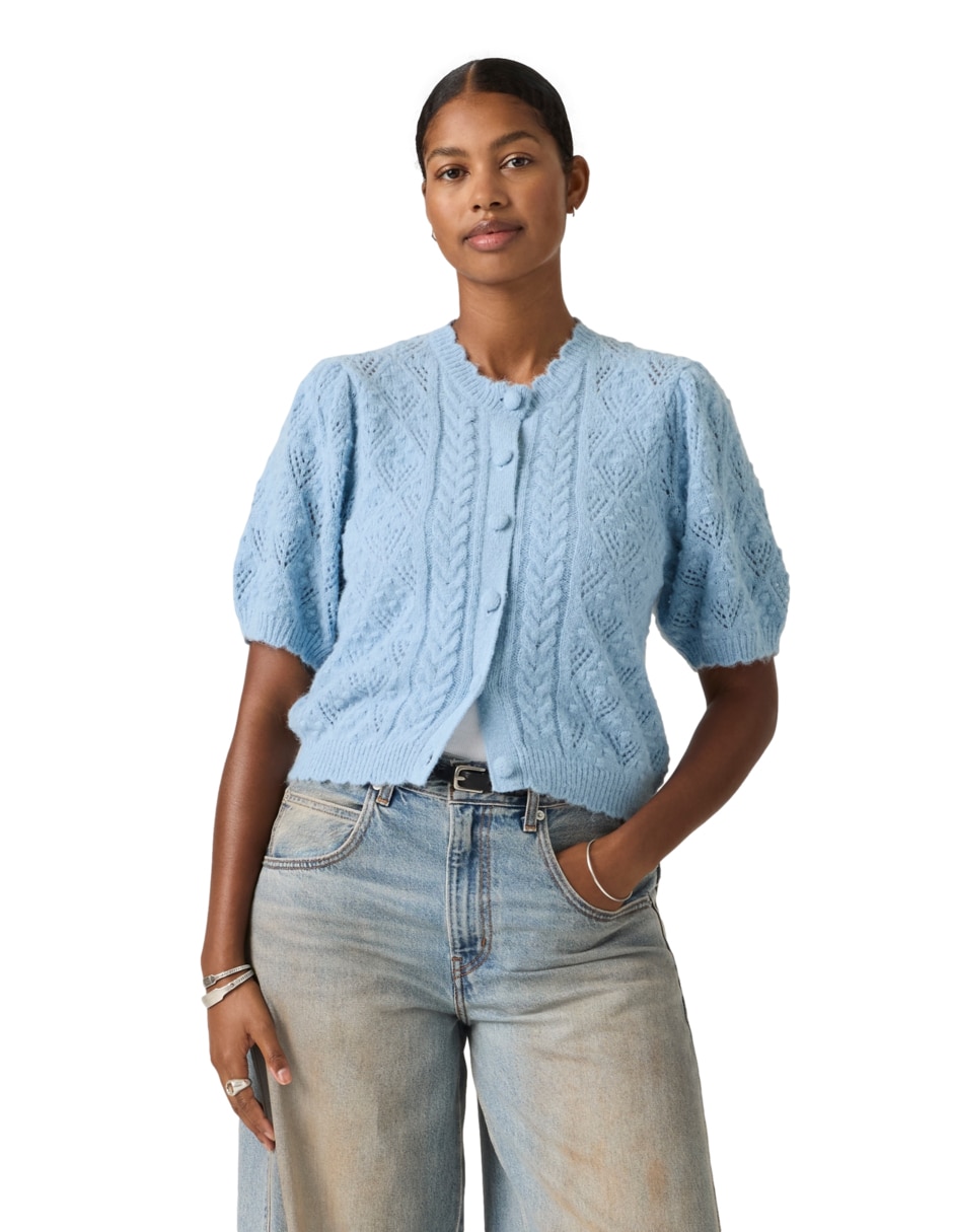 Suéter cuello redondo para mujer