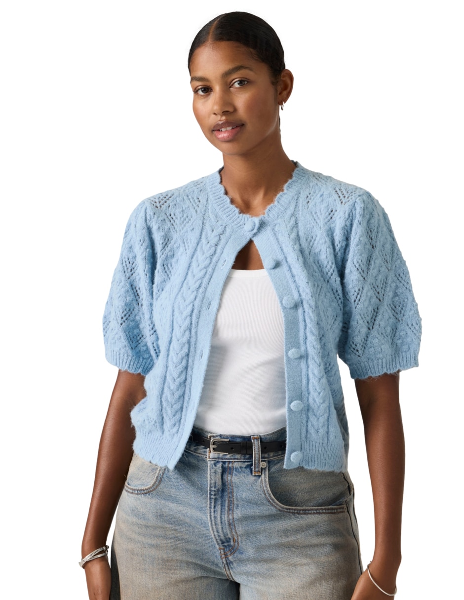 Suéter cuello redondo para mujer 3