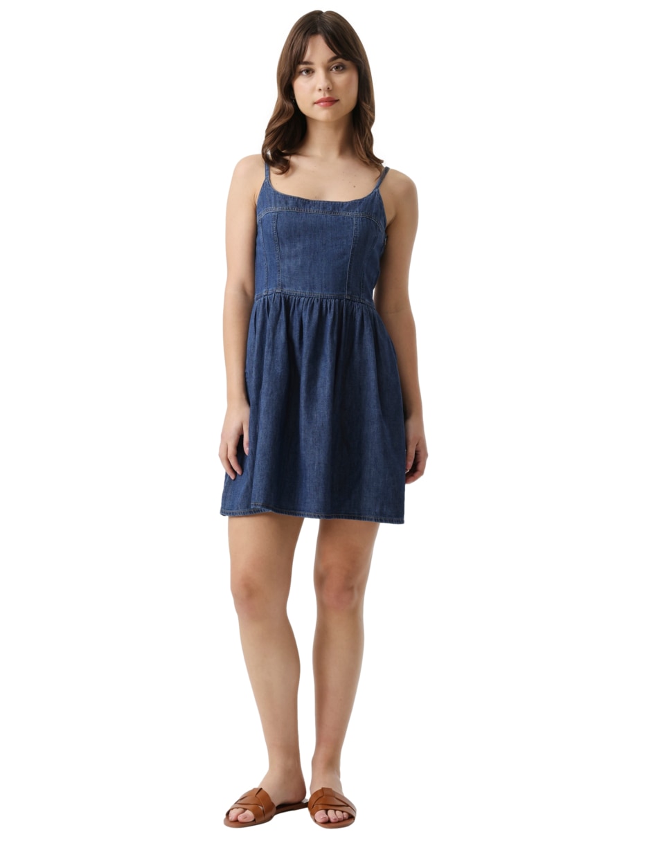 Vestido corto casual para mujer