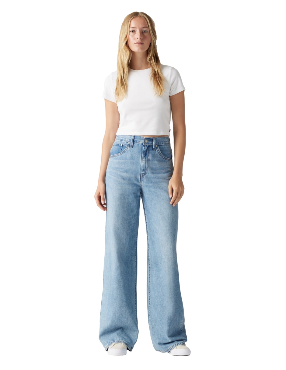 "pantalón" regular baggy "para mujer" 7