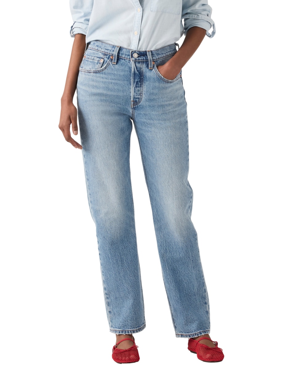 Jeans straight para mujer