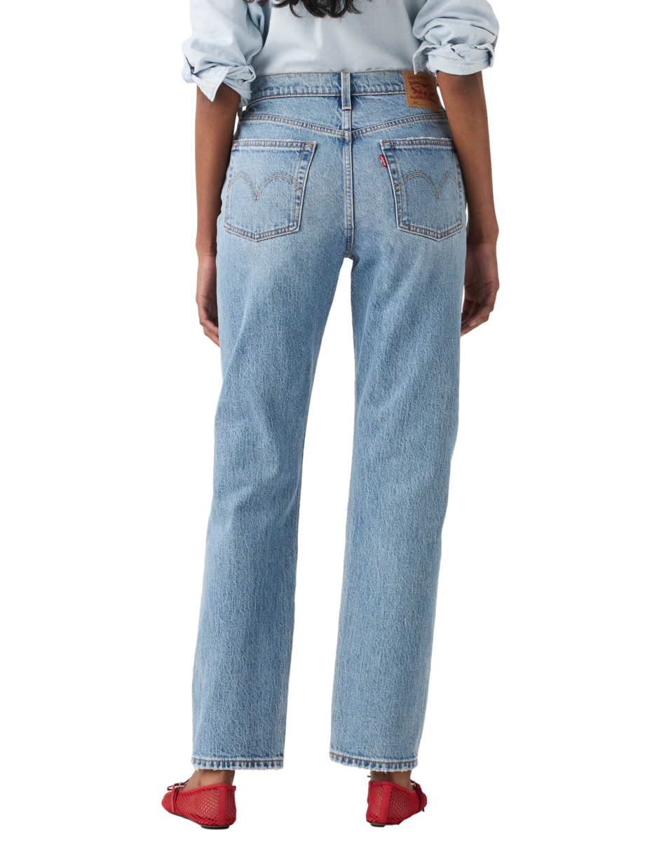 Jeans straight para mujer 4