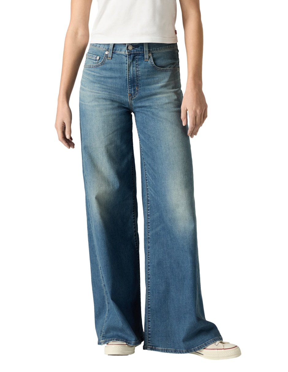 Jeans wide leg 728 para mujer