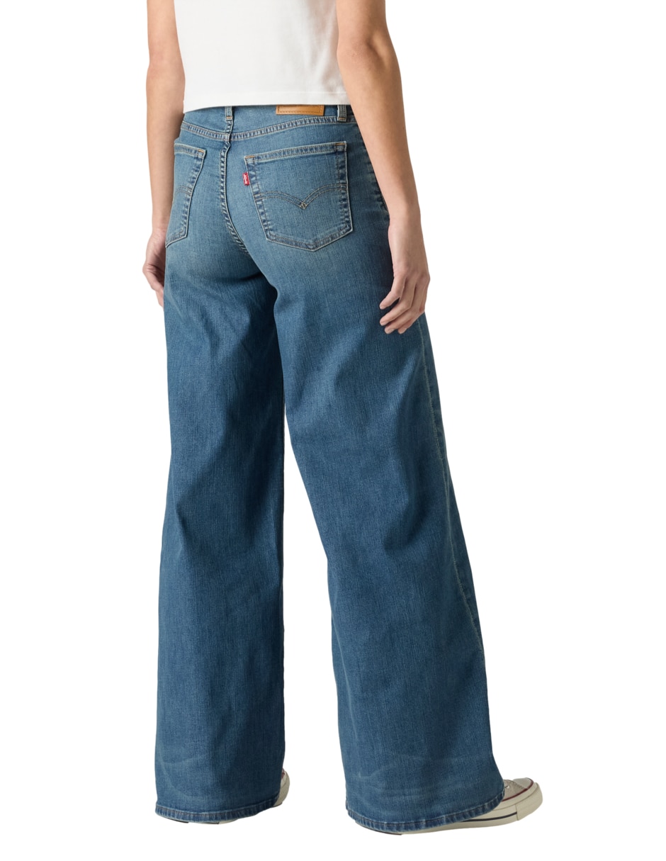 Jeans wide leg 728 para mujer 4