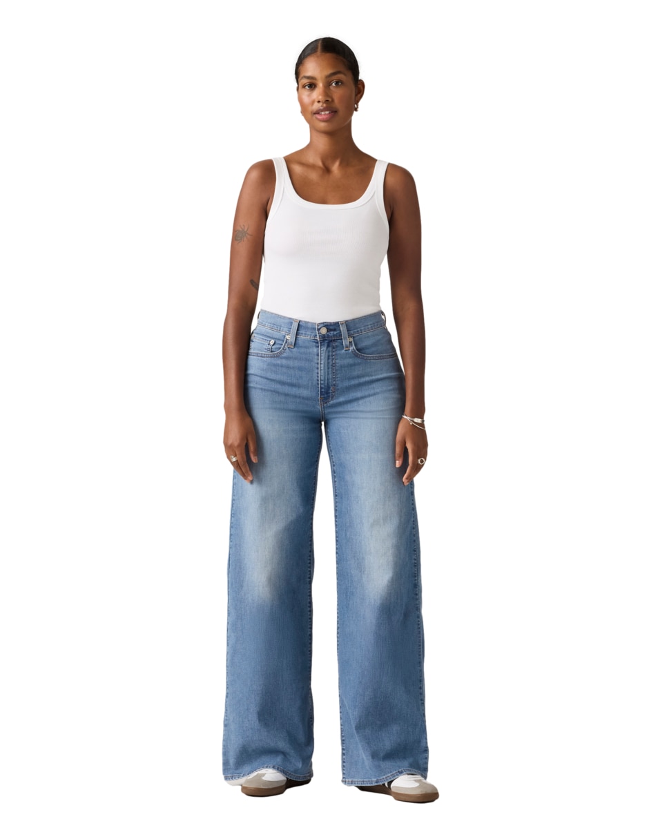 Jeans wide leg para mujer 2