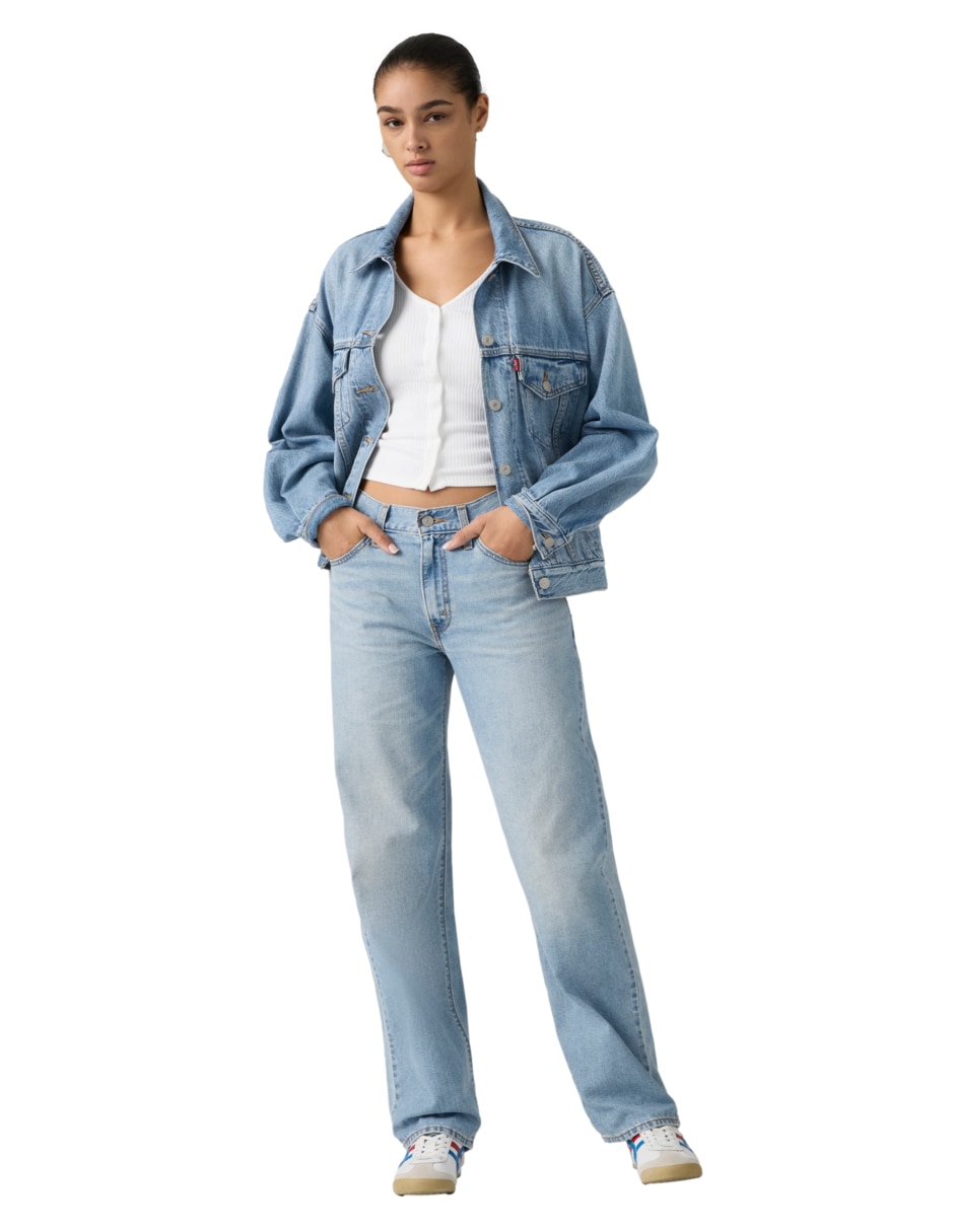 Jeans baggy 94 para mujer 2