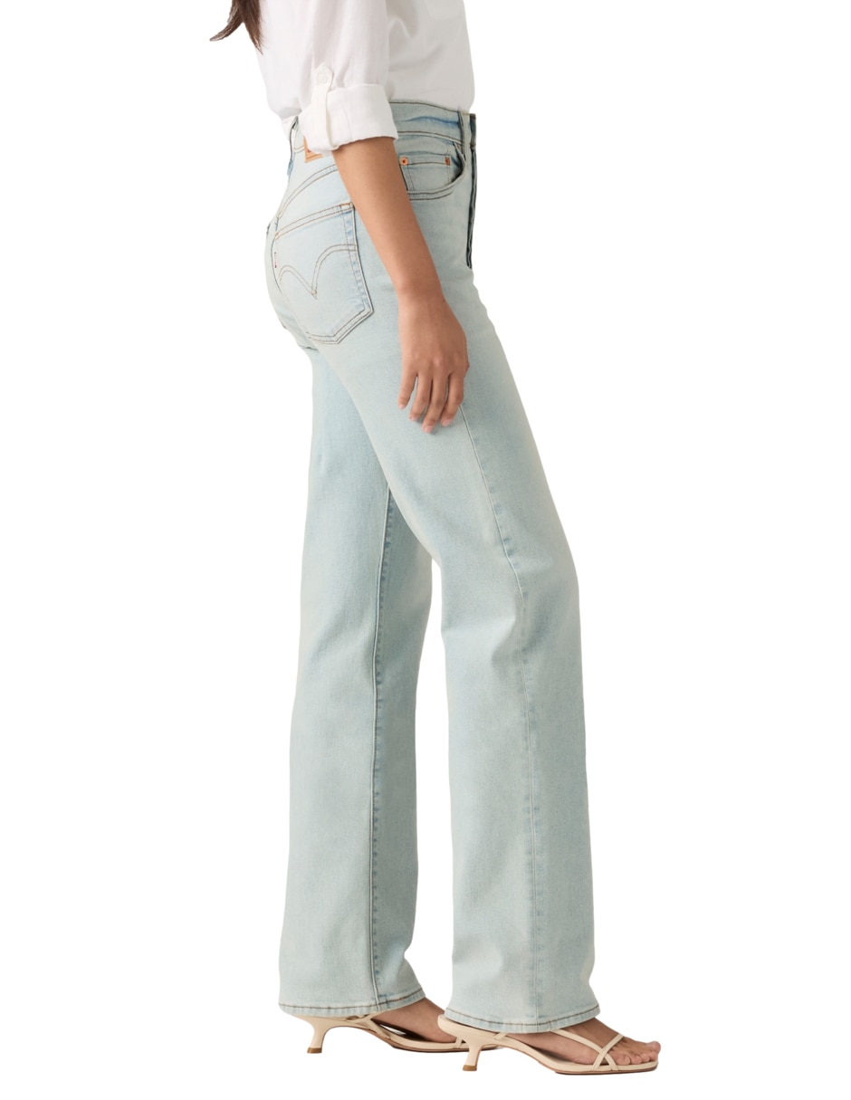 Jeans slim cinturaa media para mujer 3