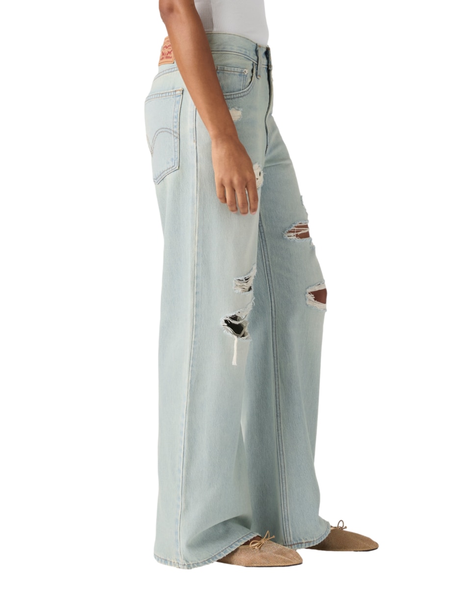 Pantalón flare loose para mujer 3