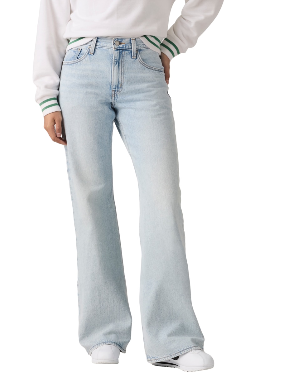 Pantalón flare loose para mujer Pantalón flare loose para mujer