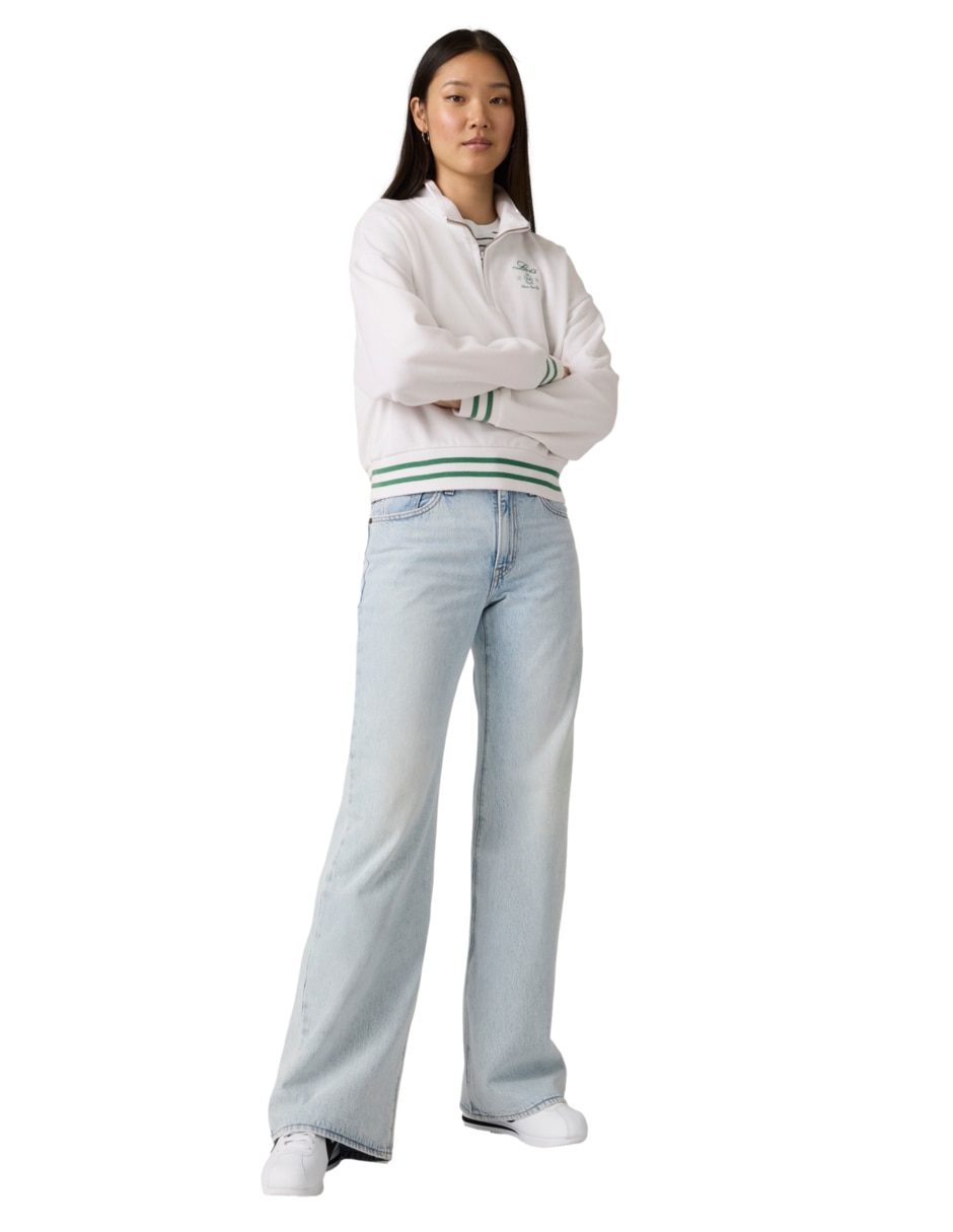 Pantalón flare loose para mujer 2