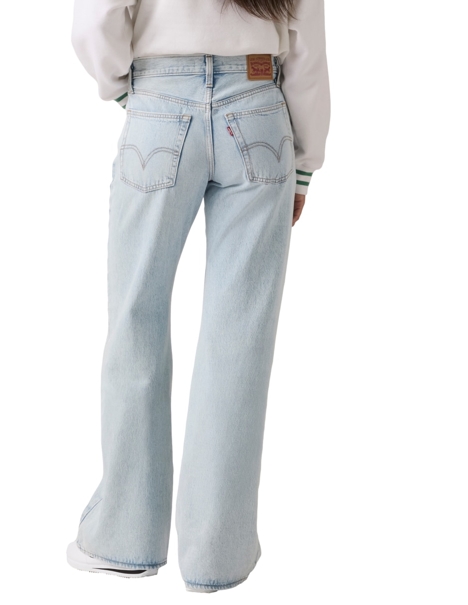 Pantalón flare loose para mujer 4