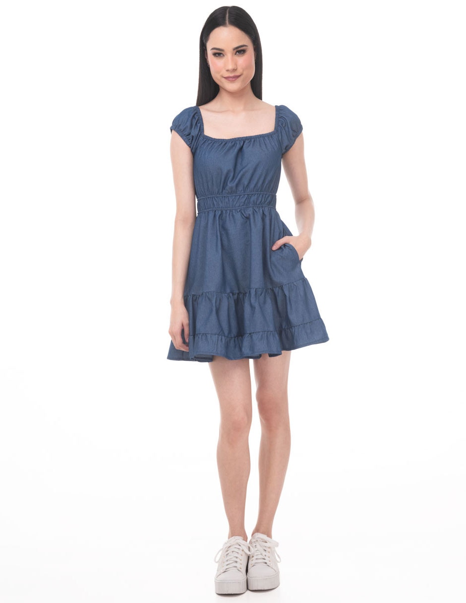 Vestido corto casual para mujer 3