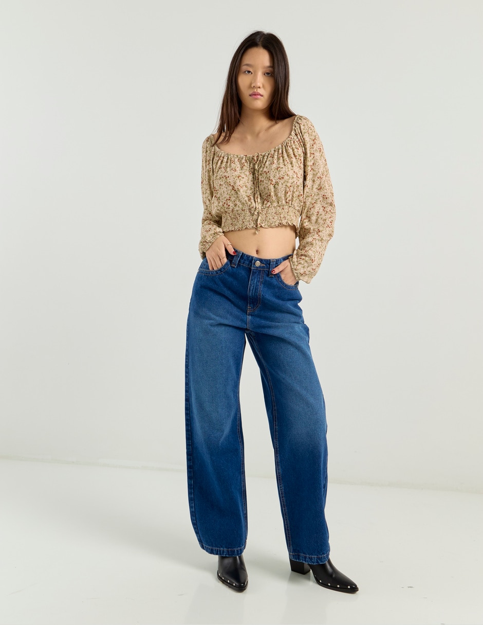 Blusa manga larga para mujer 3