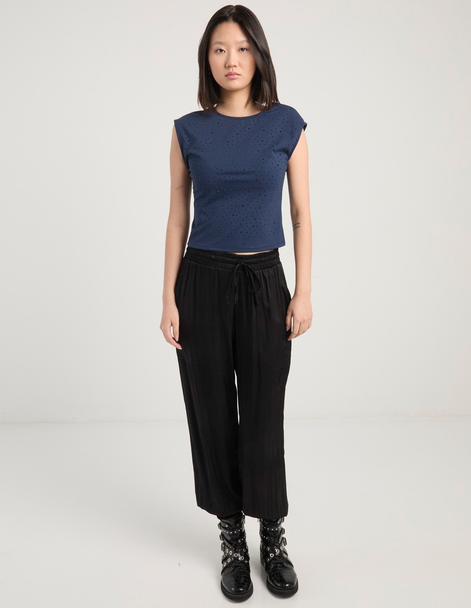 Blusa manga corta para mujer 2