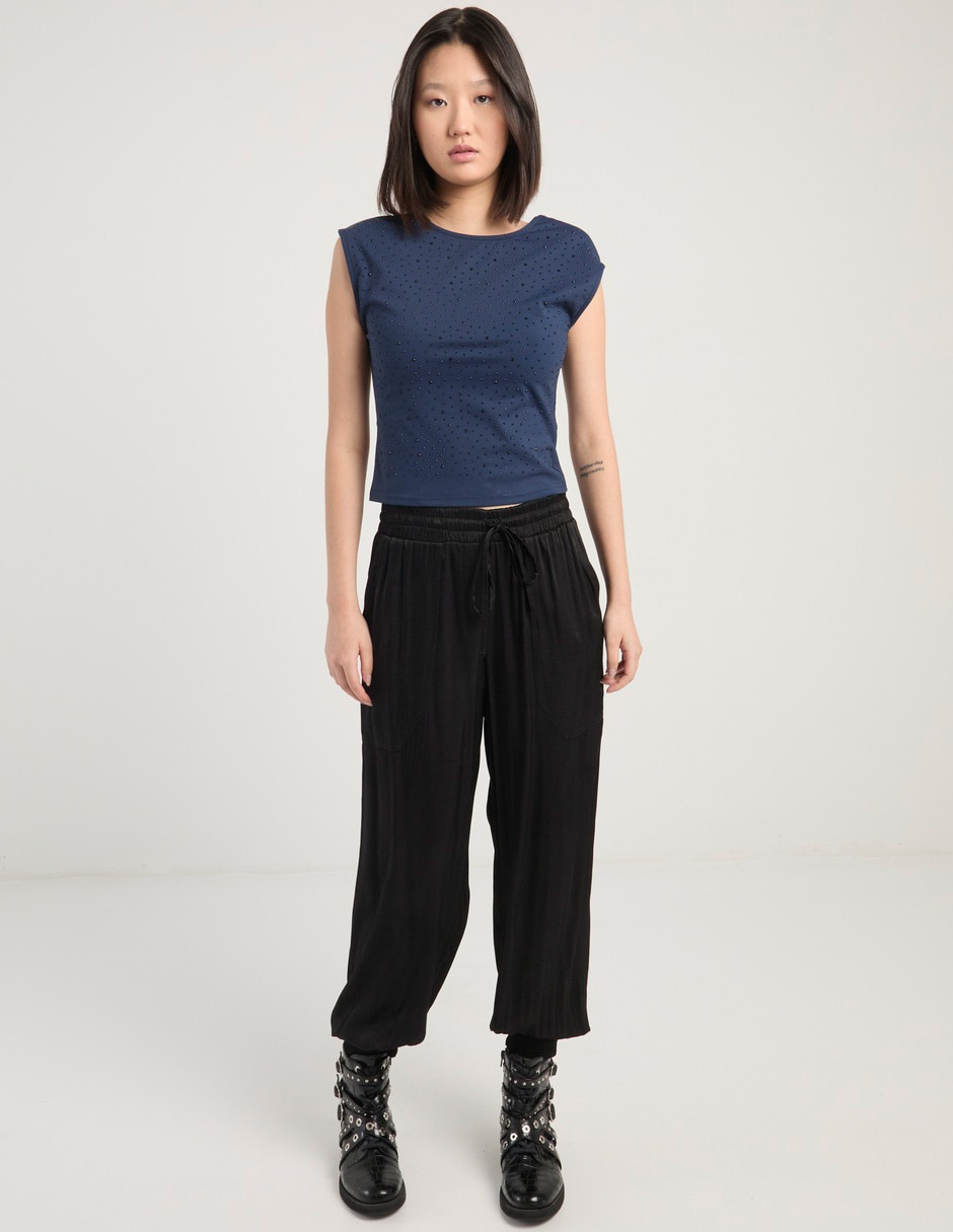Blusa manga corta para mujer 3