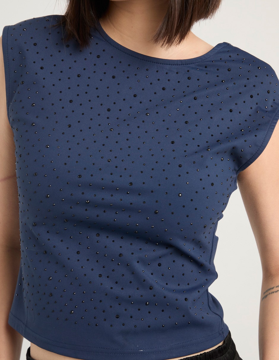 Blusa manga corta para mujer 4