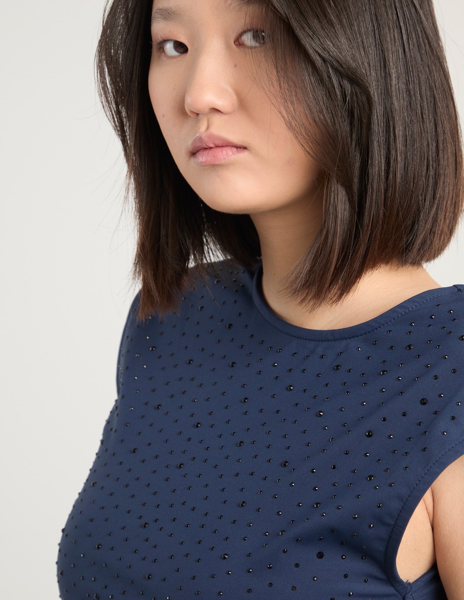 Blusa manga corta para mujer 5