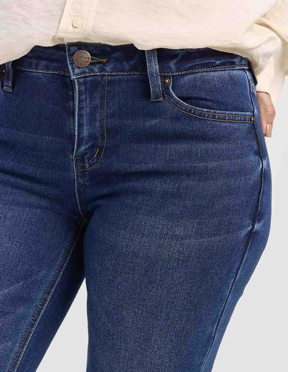 Jeans relaxed flare para mujer 4