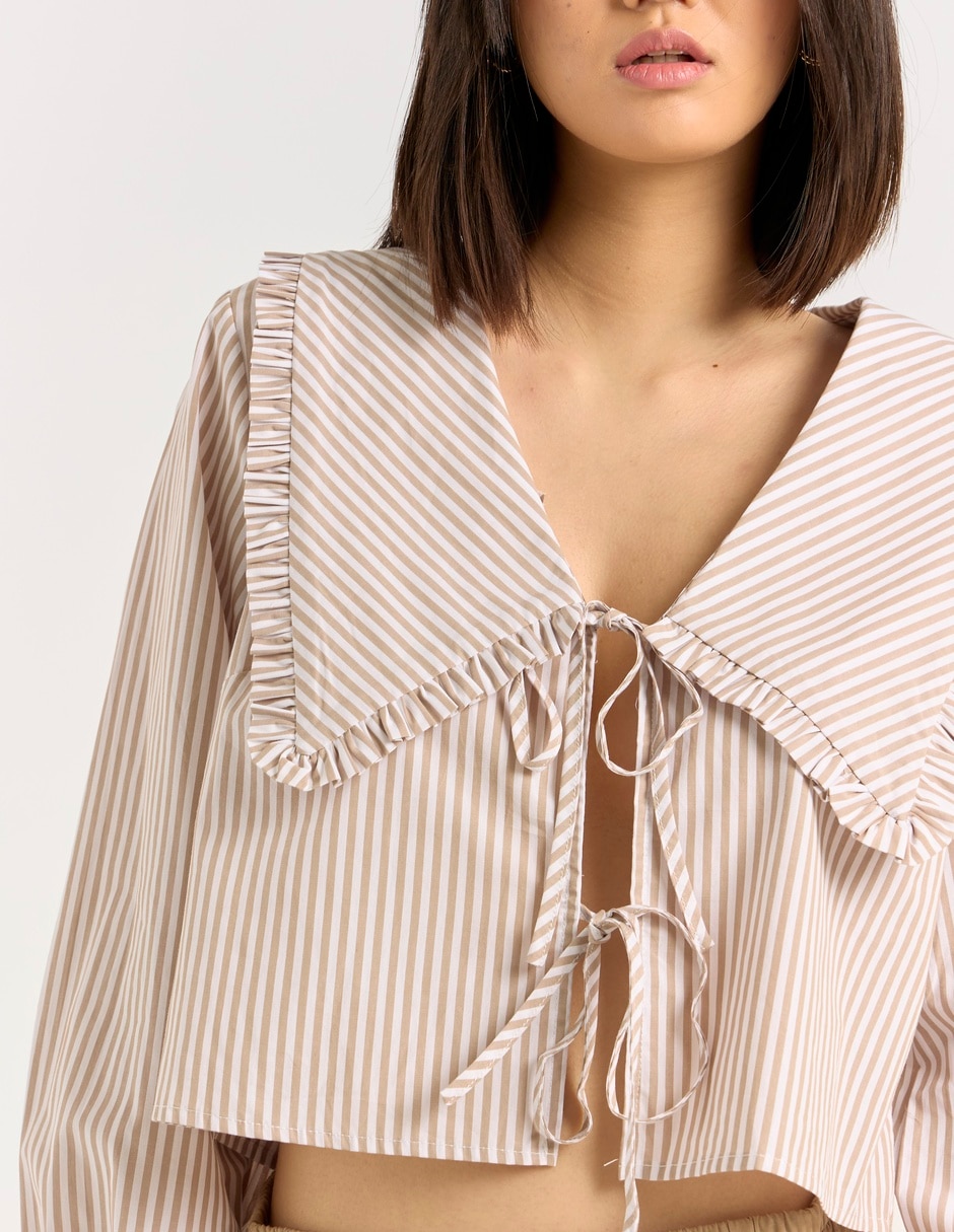 Blusa manga larga para mujer 4