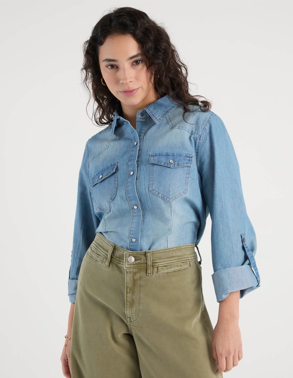 Blusa manga larga para mujer 2
