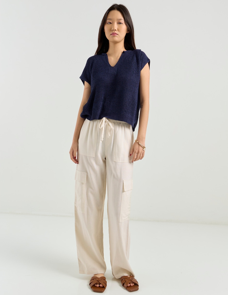 Blusa manga corta para mujer 3