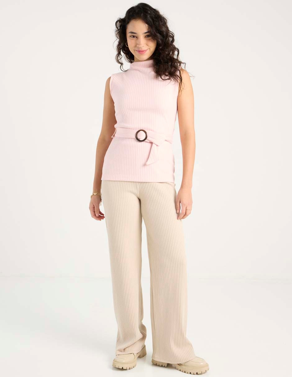 Pantalón relaxed straight para mujer