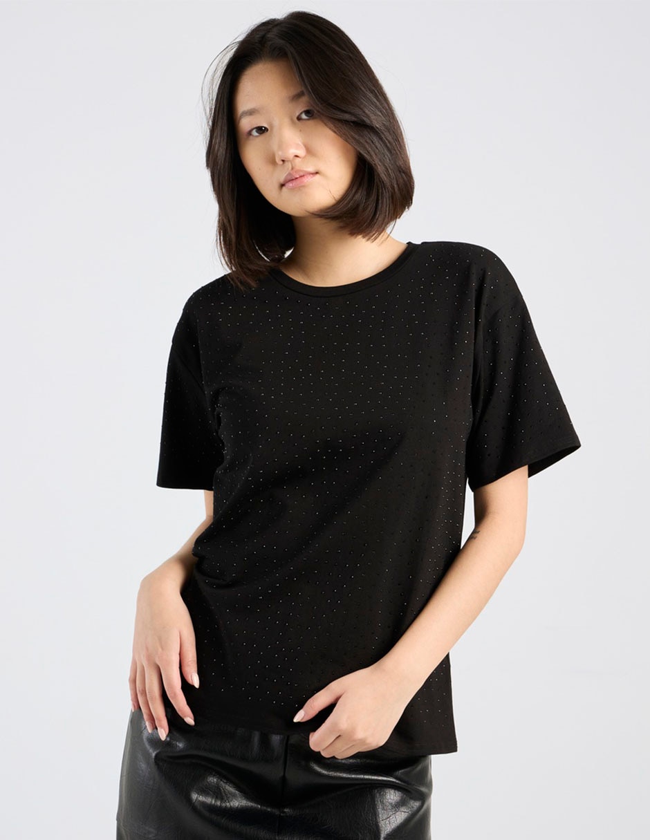 Blusa manga corta para mujer