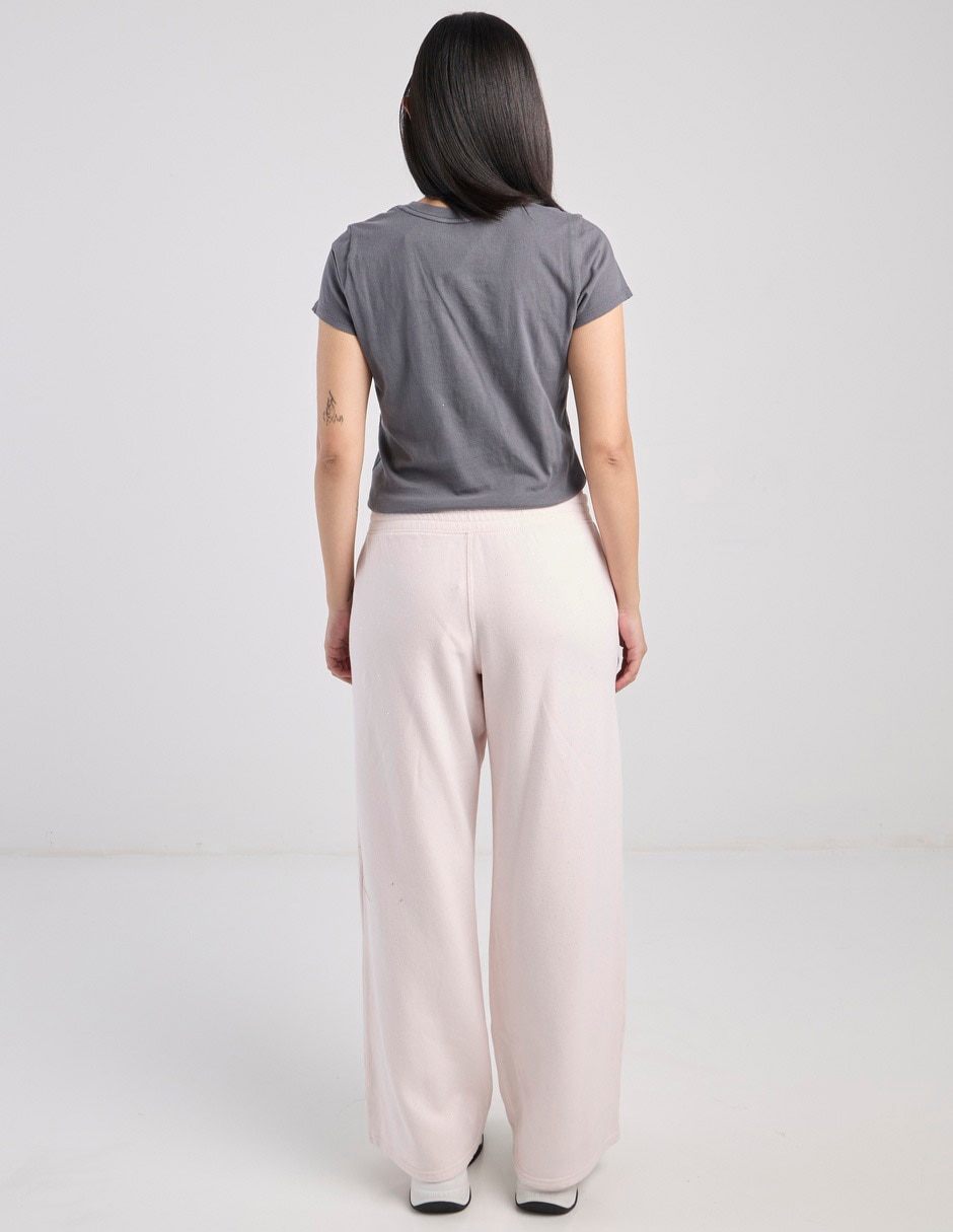 Pants straight con elástico para mujer 2