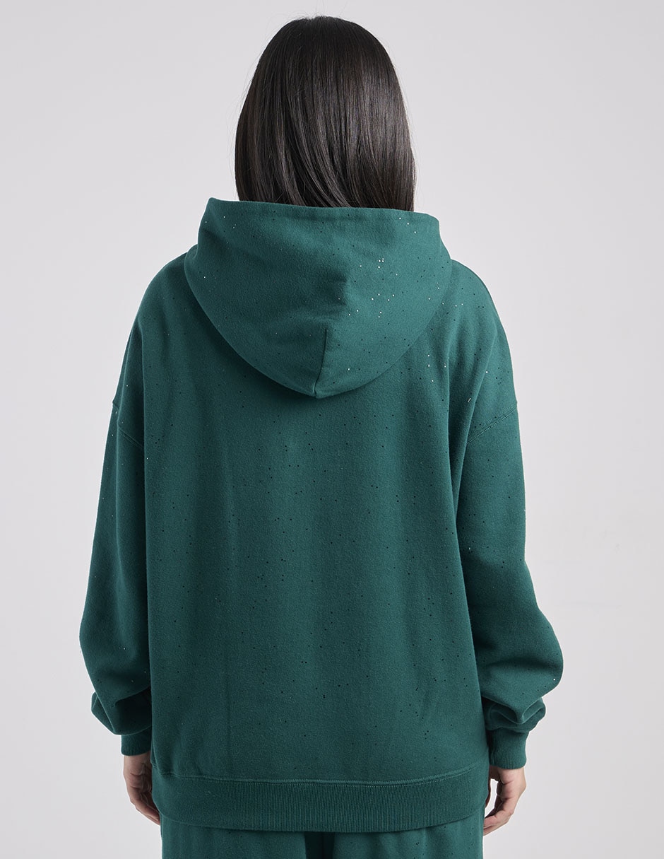 Sudadera con capucha y bolsa para mujer 2