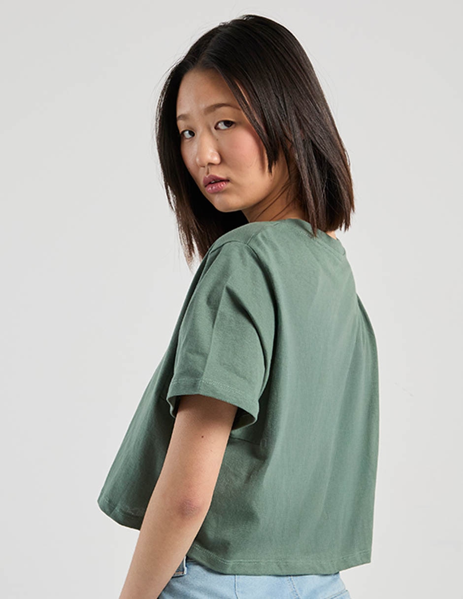 Playera manga corta That's It cuello redondo para mujer