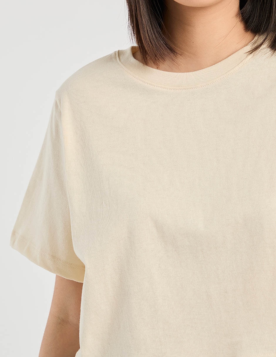Playera manga corta cuello redondo para mujer 5