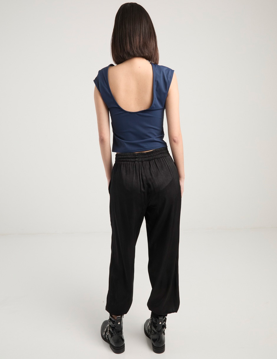 Pantalón jogger straight para mujer 6