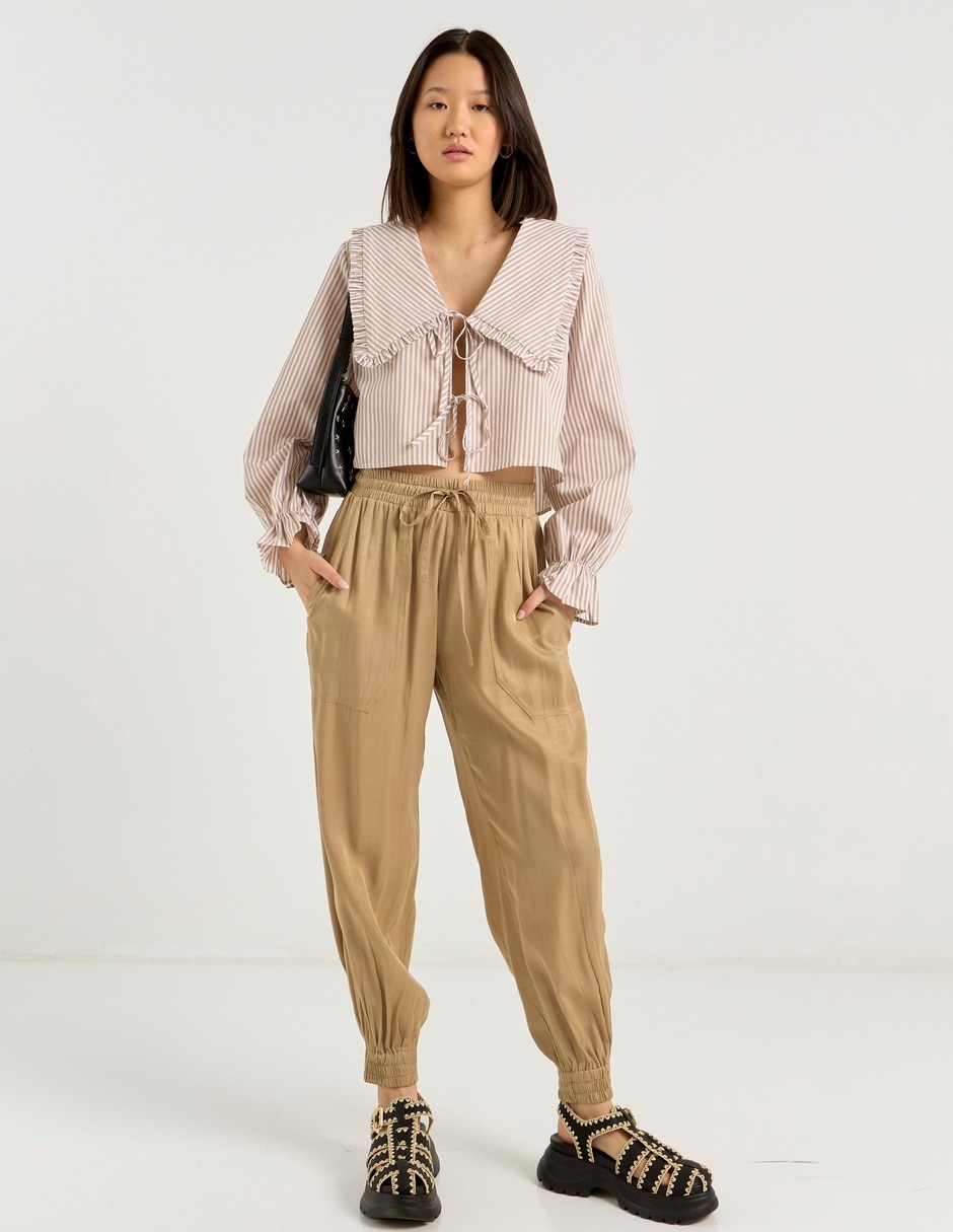 Pantalón jogger straight para mujer