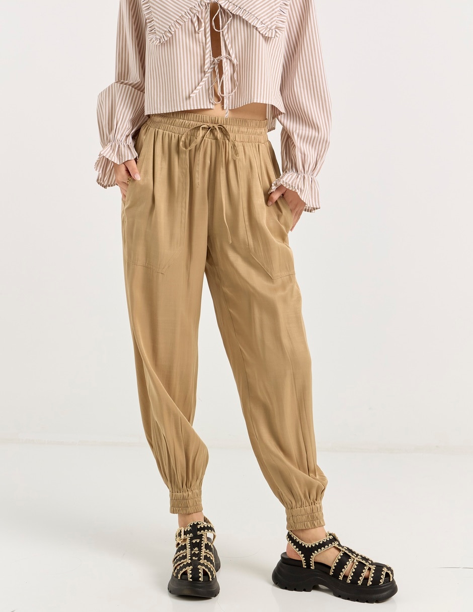 Pantalón jogger straight para mujer 2