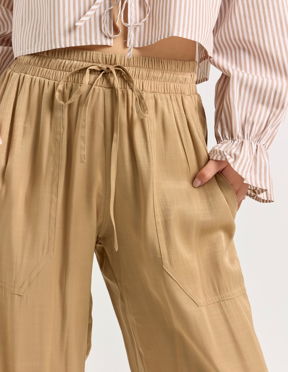 Pantalón jogger straight para mujer 5