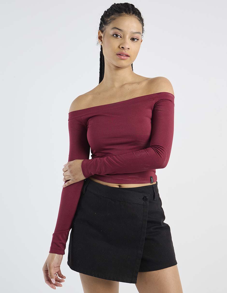 Playera manga larga para mujer