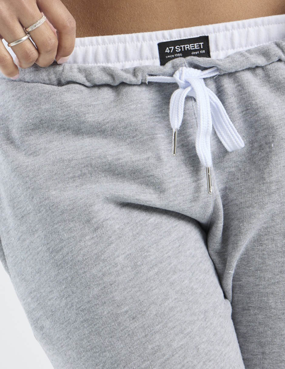 Pants regular con jareta para mujer 9