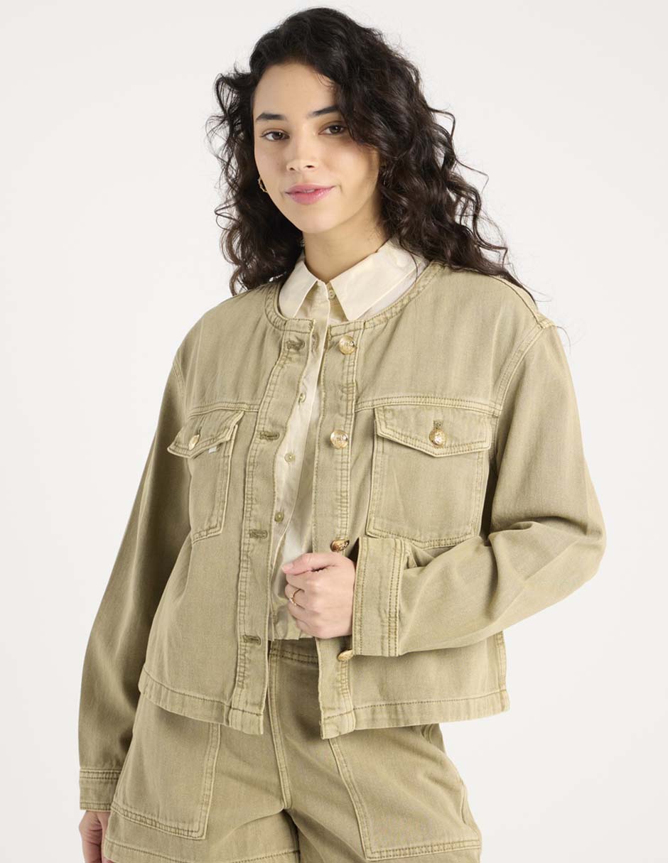 Chamarra denim para mujer