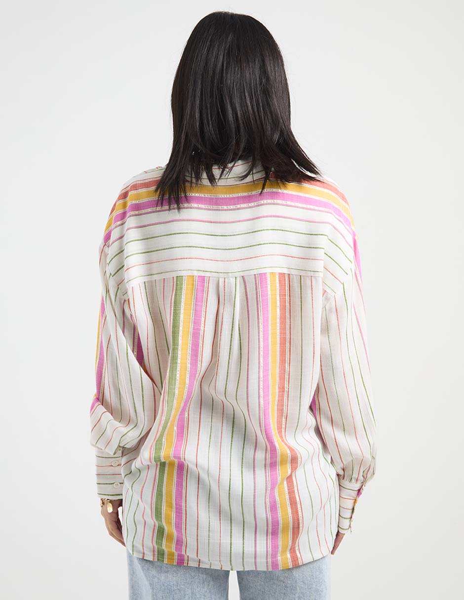 Blusa camisera manga larga para mujer 6